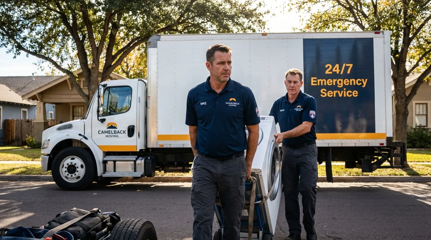 CamelBack Moving crew loading furniture in Hartford City, IN